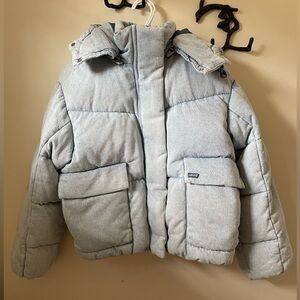 Levi's Women's Silver Puffer Jacket